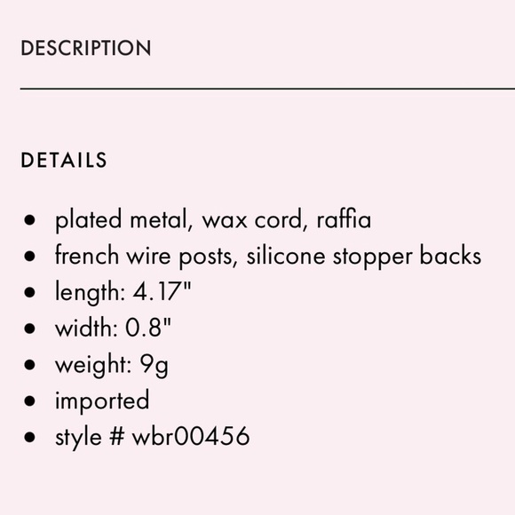 NWT KATE SPADE TREASURE TROVE TASSEL EARRINGS - Picture 4 of 6